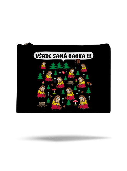 Všade samá babka taštička Black