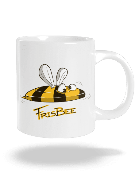 Frisbee veľký hrnček White