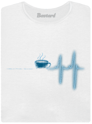 Coffee help dámske tričko White