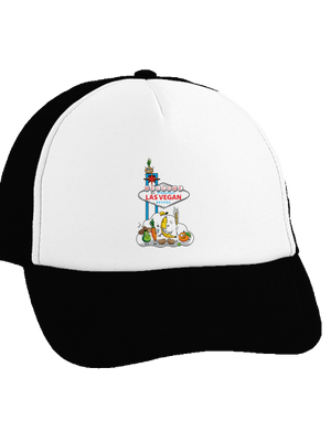 Las Vegan šiltovka truckerka Black cap