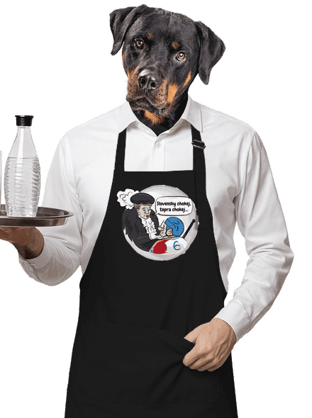 Slovenský hokej zástera Black