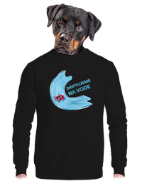 unisex mikina bez kapucne