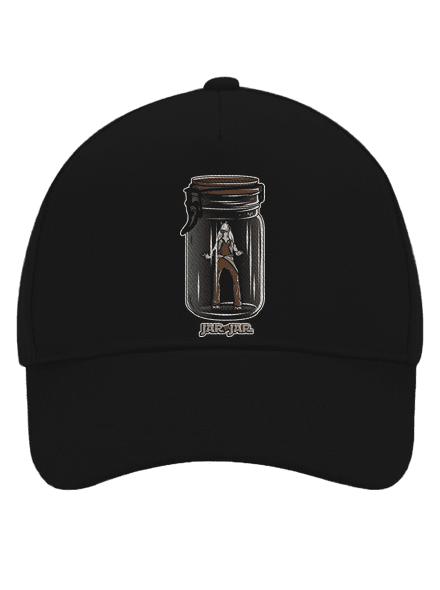 Jar in jar šiltovka baseballka Black