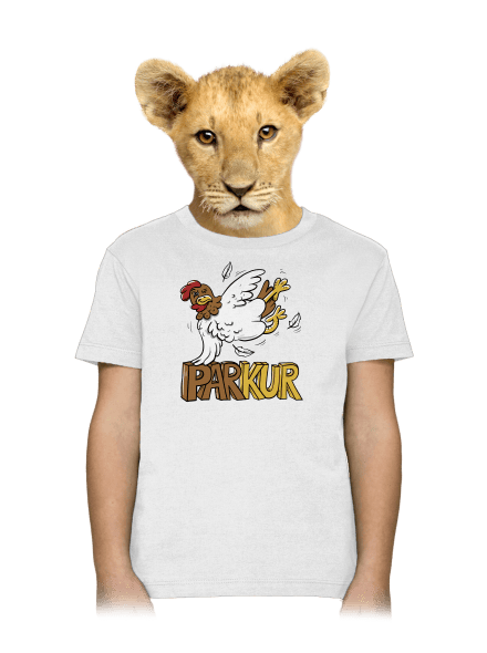 Parkur detské tričko White