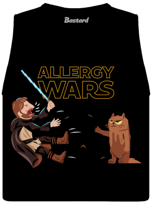 Allergy Wars dámske tielko voľné Black