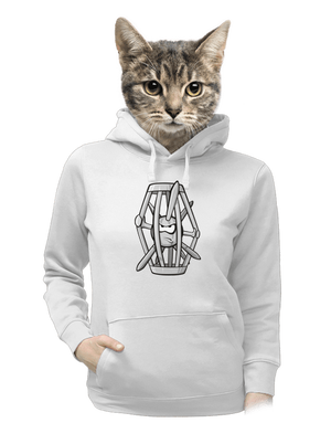 dámska mikina klokanka