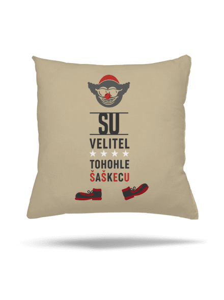 Velitel šaškecu vankúš Beige