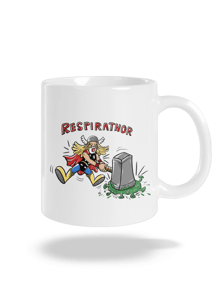 Respirathor klasický hrnček White