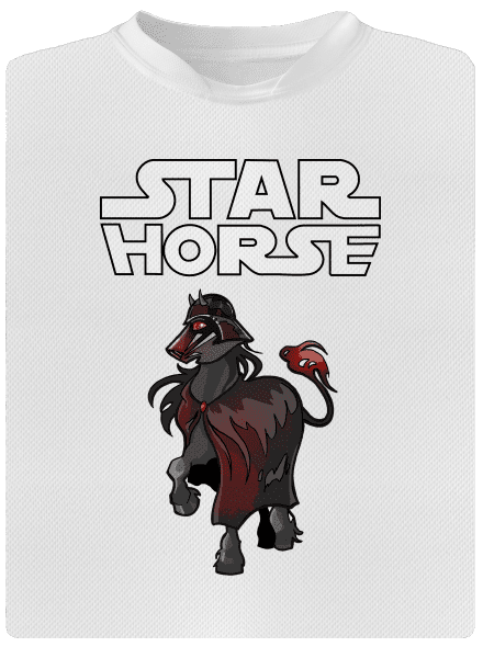 Star horse detské športové tričko White