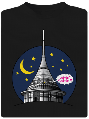 Ještěd pánske športové tričko Black