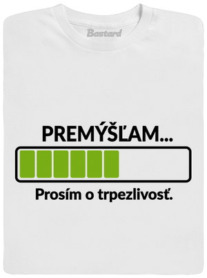 Premýšľam pánske tričko White