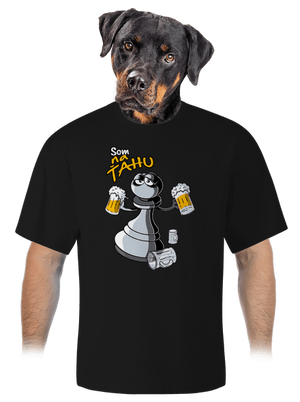 Na ťahu unisex tričko oversized Black