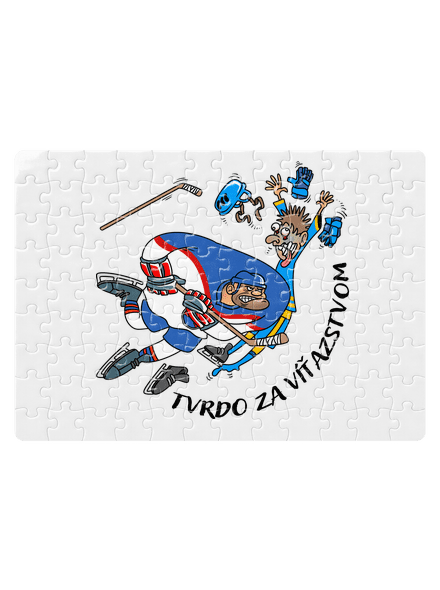 Tvrdo za víťazstvom puzzle White
