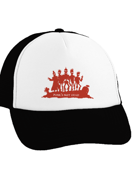 Punks Not Dead šiltovka truckerka Black cap