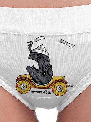 Votrelníček dámske nohavičky White