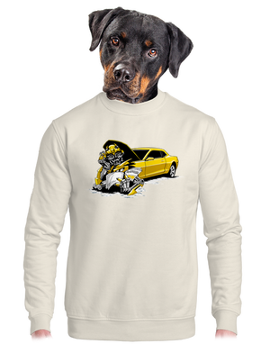 unisex mikina bez kapucne