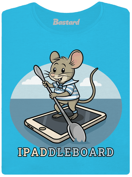Ipaddleboard dámske tričko s lemom Blue Atol