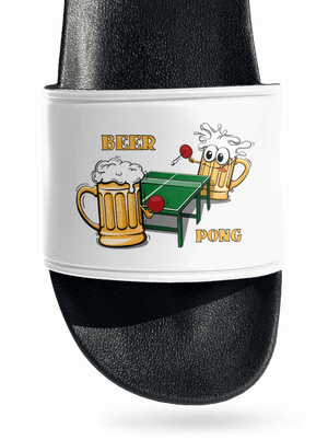 Beer pong šľapky White