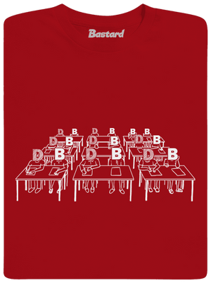 Cimrman: Debil, blbeček pánske dlhý rukáv Red