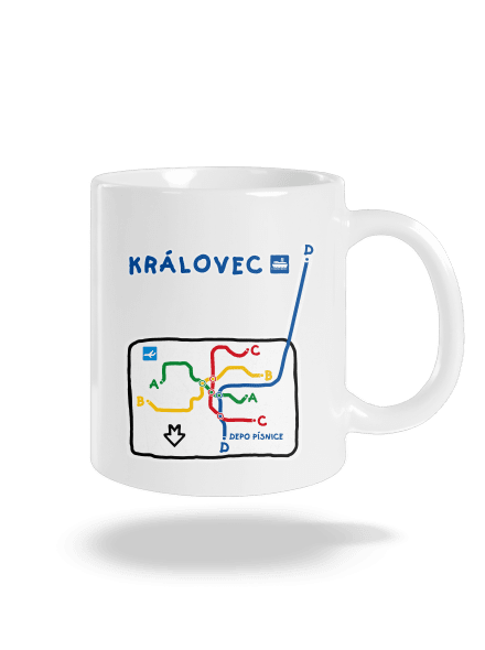 Metro Královec klasický hrnček White