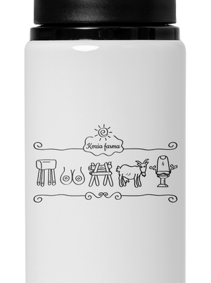 Kozia farma flaša na vodu White