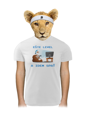Ešte level detské športové tričko White