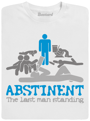 Abstinent pánske tričko White