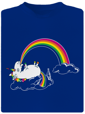 Tajomstvo dúhy pánske športové tričko Royal Blue Mal