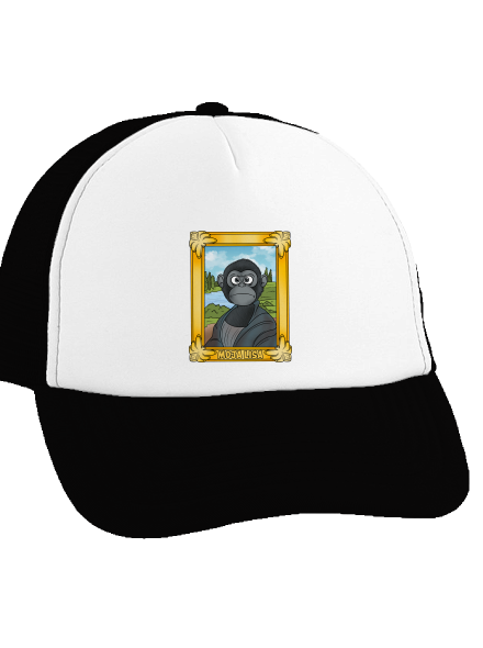 Moja Lisa šiltovka truckerka Black cap