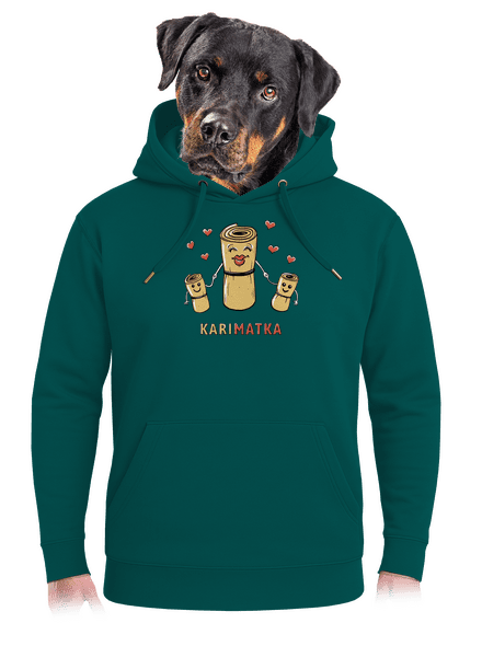 Karimatka unisex mikina premium Emerald Green