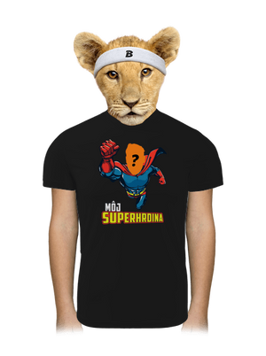 Môj superhrdina detské športové tričko Black