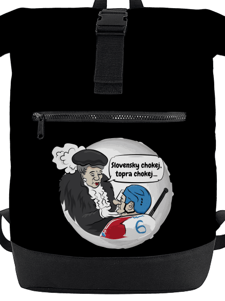 Slovenský hokej batoh Black