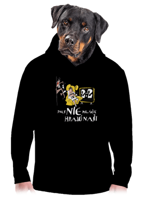 Hrajú naši pánska mikina klokanka Black