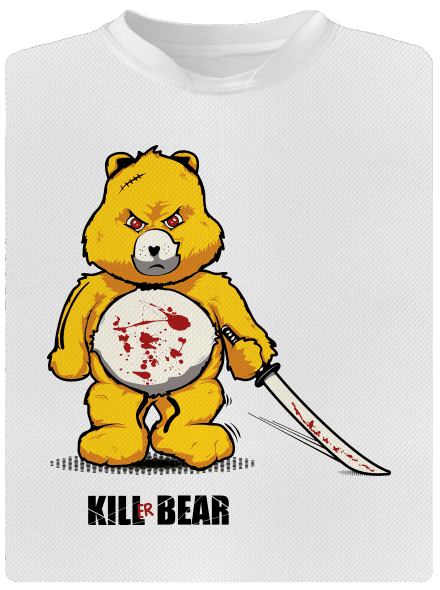 Killer bear detské športové tričko White