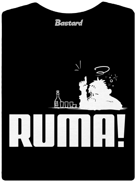 Ruma dámske tričko s lemom Black