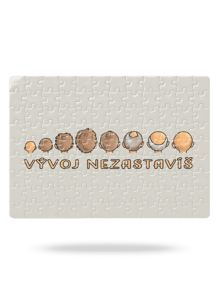 Vývoj nezastavíš puzzle White