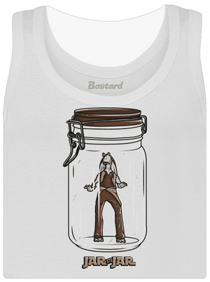 Jar in jar dámske tielko klasické White