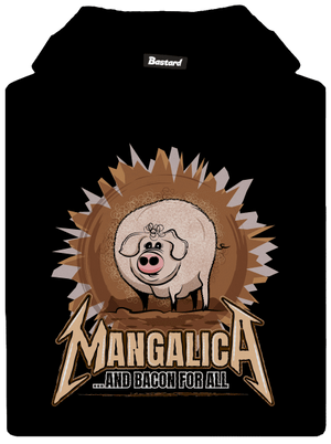 Mangalica detská mikina klokanka Black