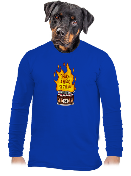Sfúkni sviečky pánske dlhý rukáv Royal Blue