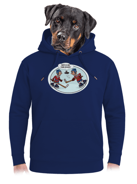 Hokejisti a UFO unisex mikina premium Navy