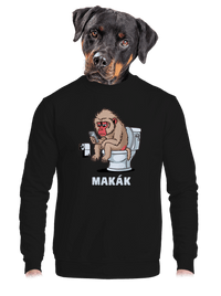 unisex mikina bez kapucne
