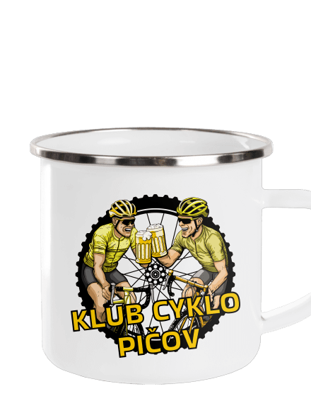 Klub cyklo pičov plecháčik White