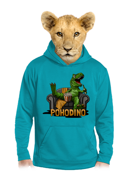 Pohodino detská mikina klokanka Hawaiian Blue