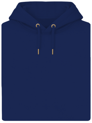 Bez potlače unisex mikina premium Navy
