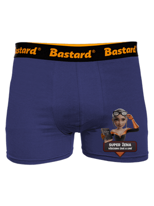 Super mama boxerky Blue Navy