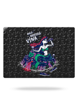 Malá mořská vína puzzle White