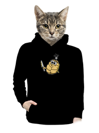 dámska mikina klokanka