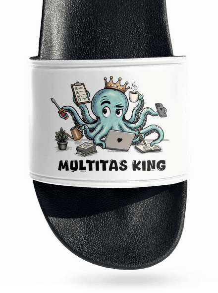 Multitas king šľapky White