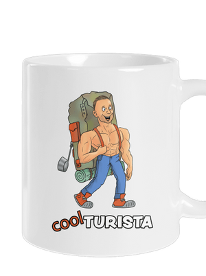 Cool turista klasický hrnček White