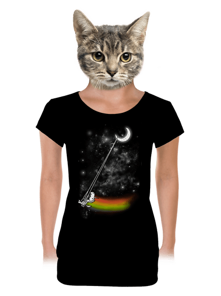 Unicorn Universe dámske tričko s lemom Black